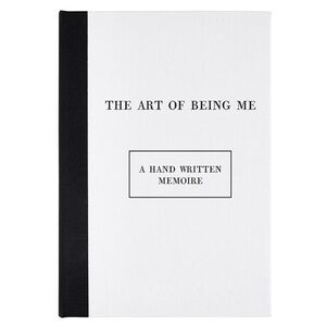 hardcover linen journal “The Art of Being Me…” 288pg: lined/kraft grid/plain-NWT